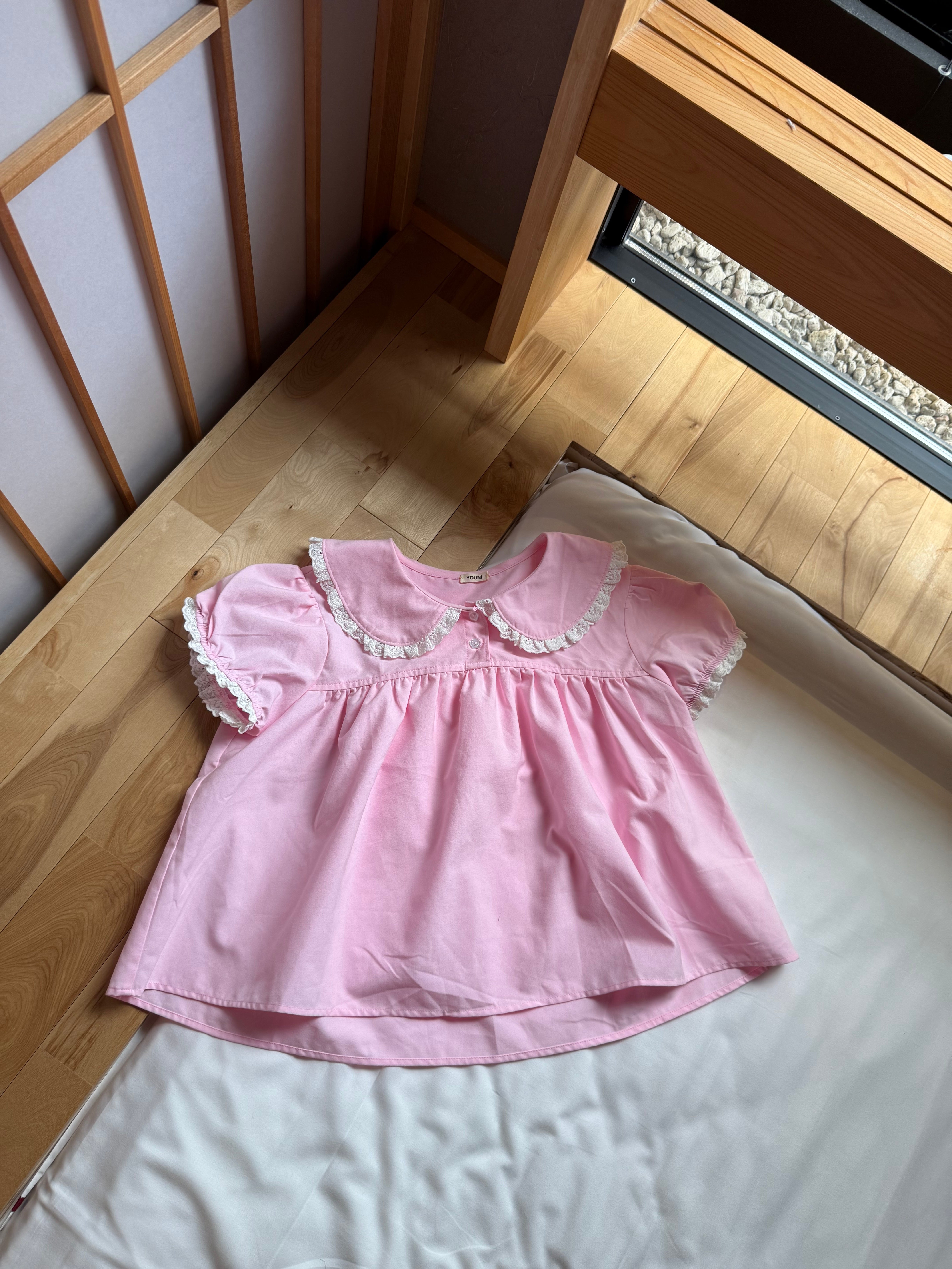 Strawberry Milk baby doll blouse 🌸 – Younibyuni