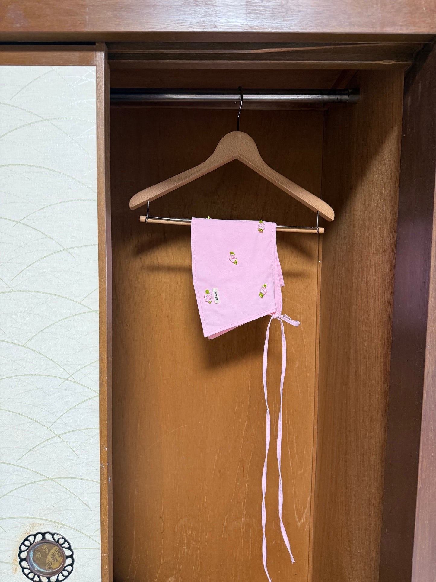 Rose Milk Wrap Skirt