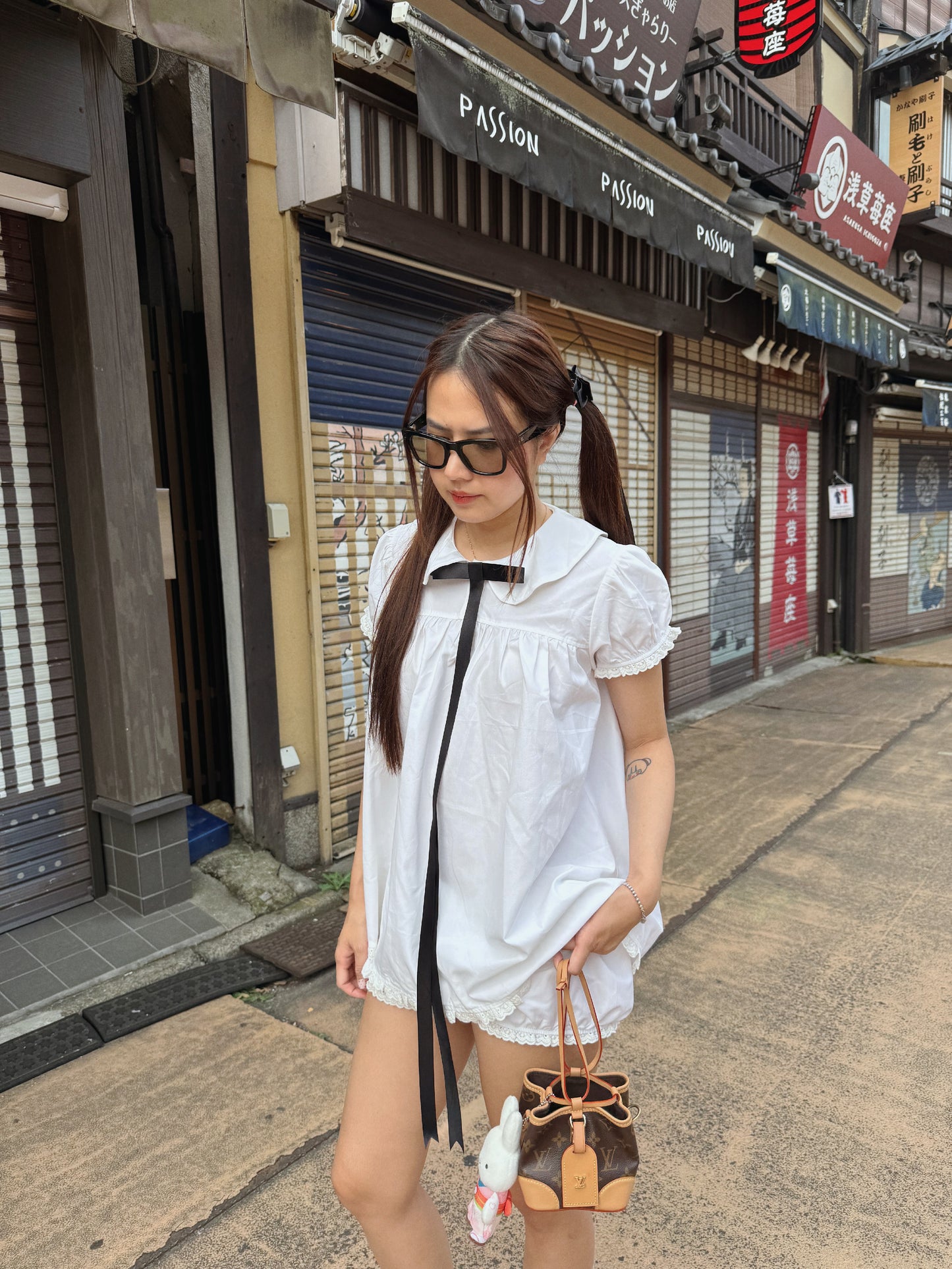 🤍 Milk Cloud baby doll blouse/dress